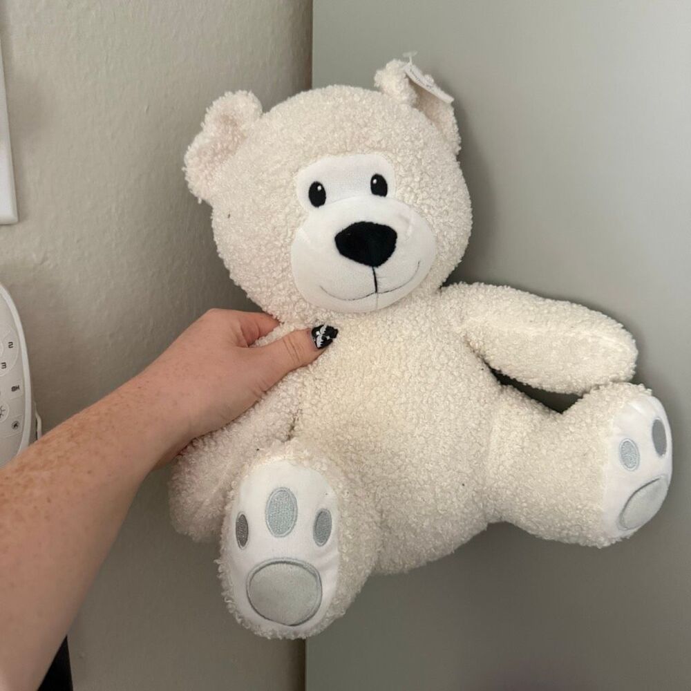 Young Living White Bear Stuffed Animal New